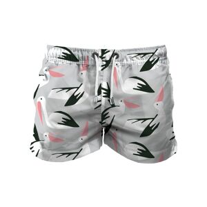 FRANKS BOARDSHORT MID WATERBIRD SILVER M