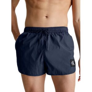 Calvin Pantaloncini Da Bagno Uomo Art Km0km00820 P-E 23 Colore Navy Iris Misura A Scelta NAVY IRIS