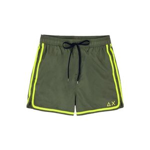 SUN68 Boxer Da Mare Uomo Art H19103 19 Colore Verde Militare Misura A Scelta VERDE MILITARE