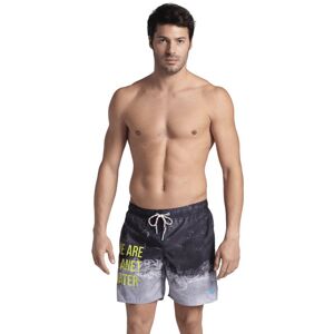 Arena Water Prints Beach M - costume - uomo Black/Grey L