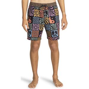 Billabong Wasted Times LB - costume - uomo Orange/Blue XL