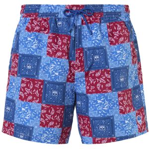 North Sails Basic Volley 40cm - costume - uomo Blue/Red S