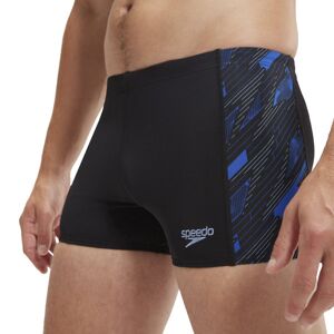 Speedo Hyperboom Panel Aquashort - costume piscina - uomo Black/Blue 32