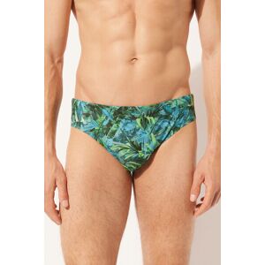 Calzedonia Slip in Fantasia Uomo Costume Rio Uomo Verde L