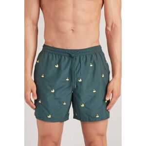 Intimissimi Costume Boxer Mare Ricamo Paperelle Uomo Verde Taglia S