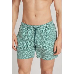 Intimissimi Costume Boxer Mare Stampa Rombi Verde Uomo Verde Taglia M