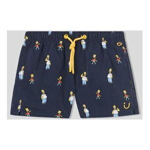 Intimissimi Costume Boxer Mare Bambino Stampa The Simpsons Bambino Blu Taglia 10-11