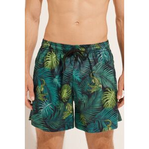 Tezenis Costume Boxer Basic Stampato Uomo Verde Tamaño L