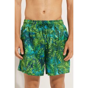 Tezenis Costume Boxer Basic Stampato Uomo Verde Tamaño S