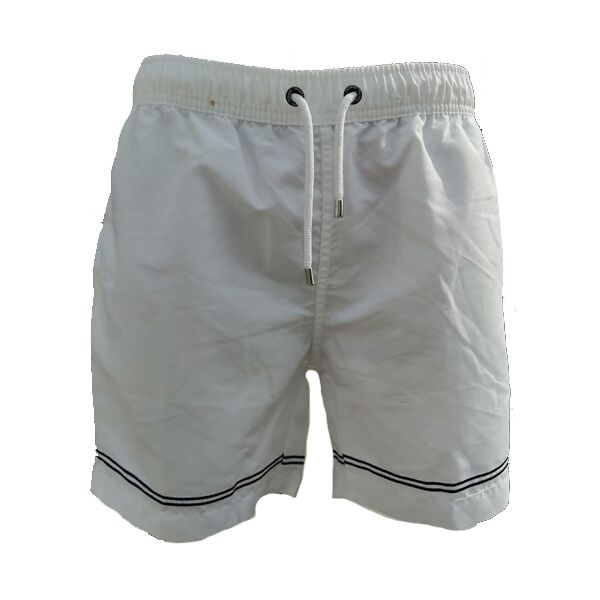 franks boardshort mid white embroidered m