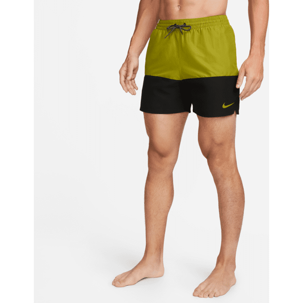 nike costume da bagno 13 cm  split - uomo - verde