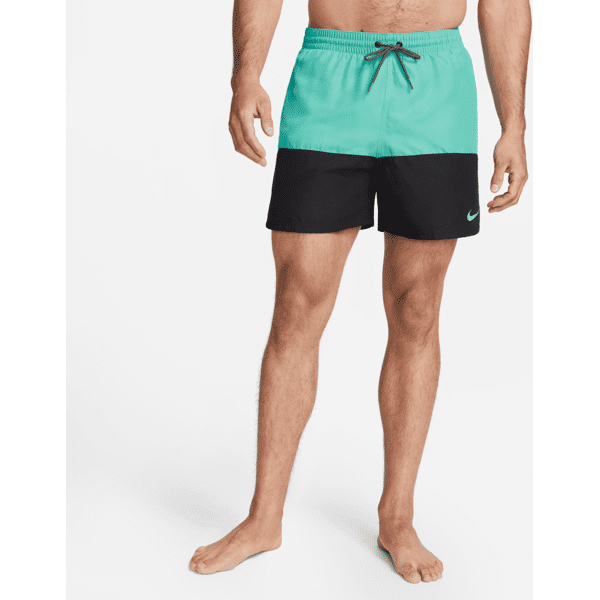 nike costume da bagno 13 cm  split - uomo - verde