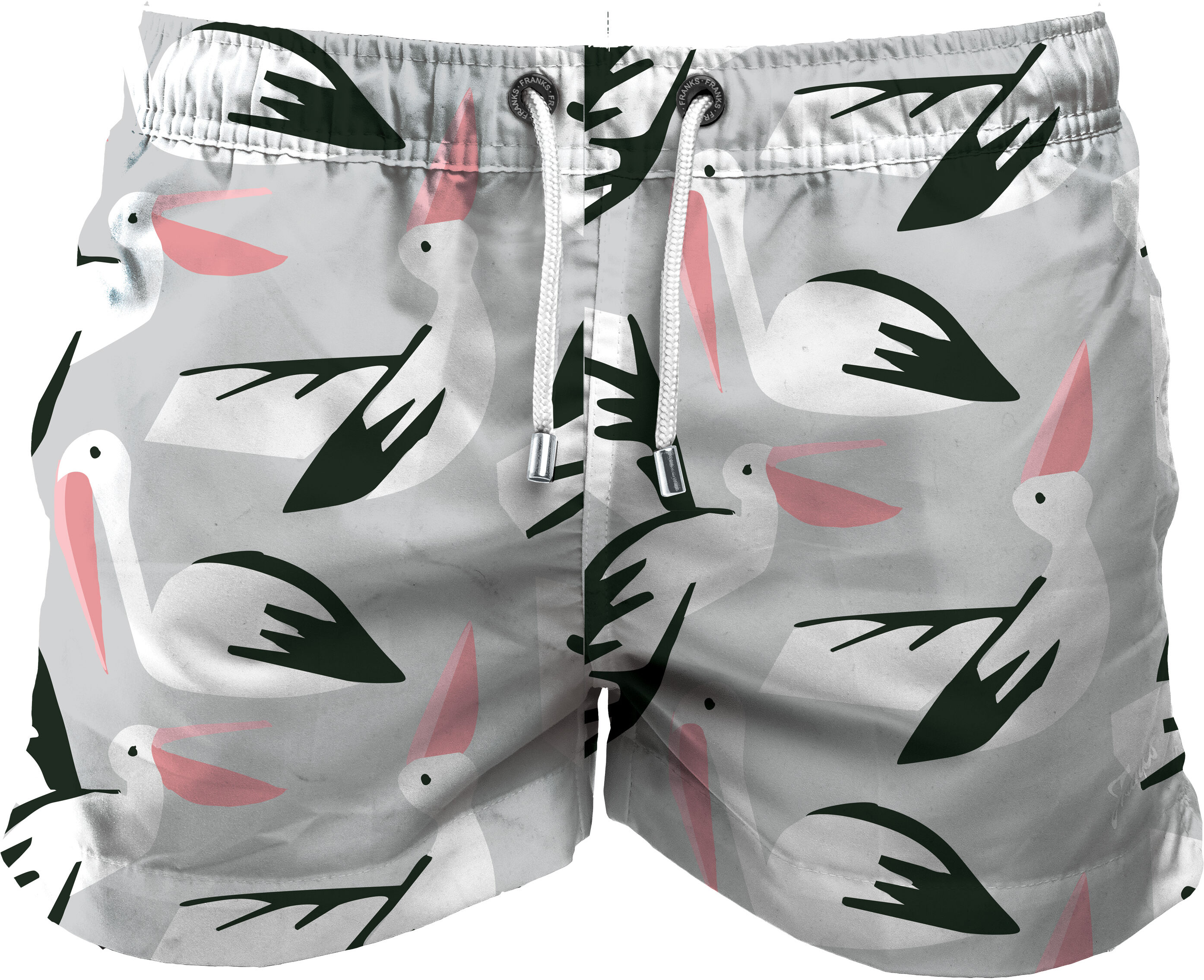 FRANKS BOARDSHORT MID WATERBIRD SILVER M