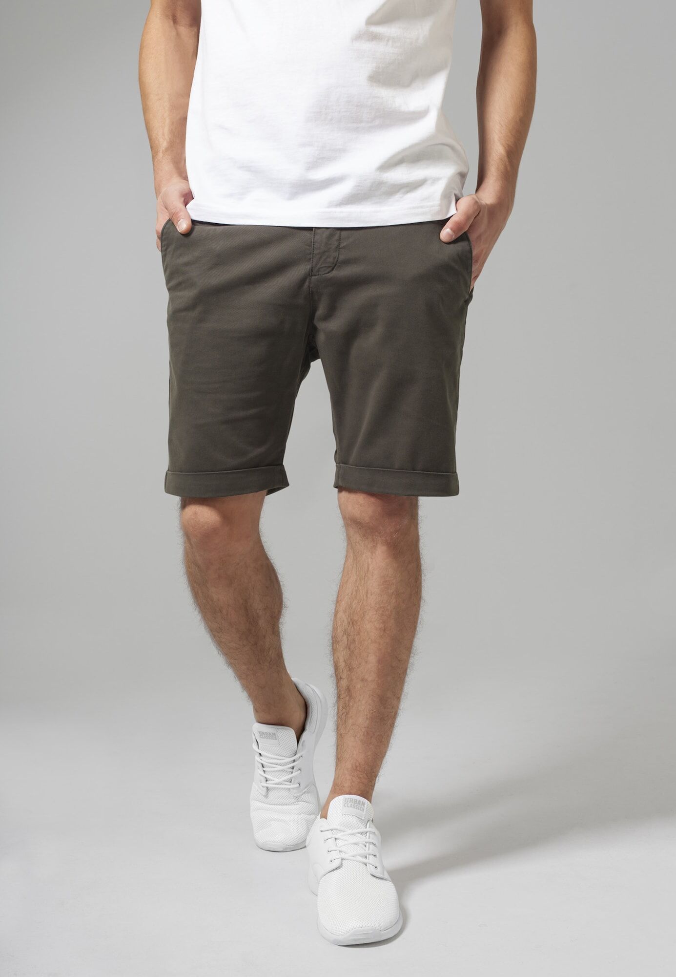 Urban Classics Pantaloni chino Grigio