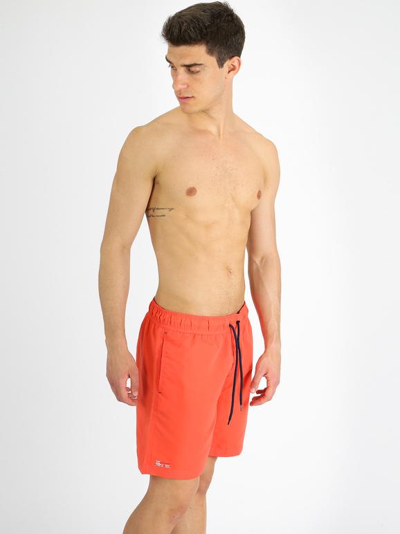 The People Rep Costume da bagno shorts Bermuda Mare uomo Rosso taglia XL