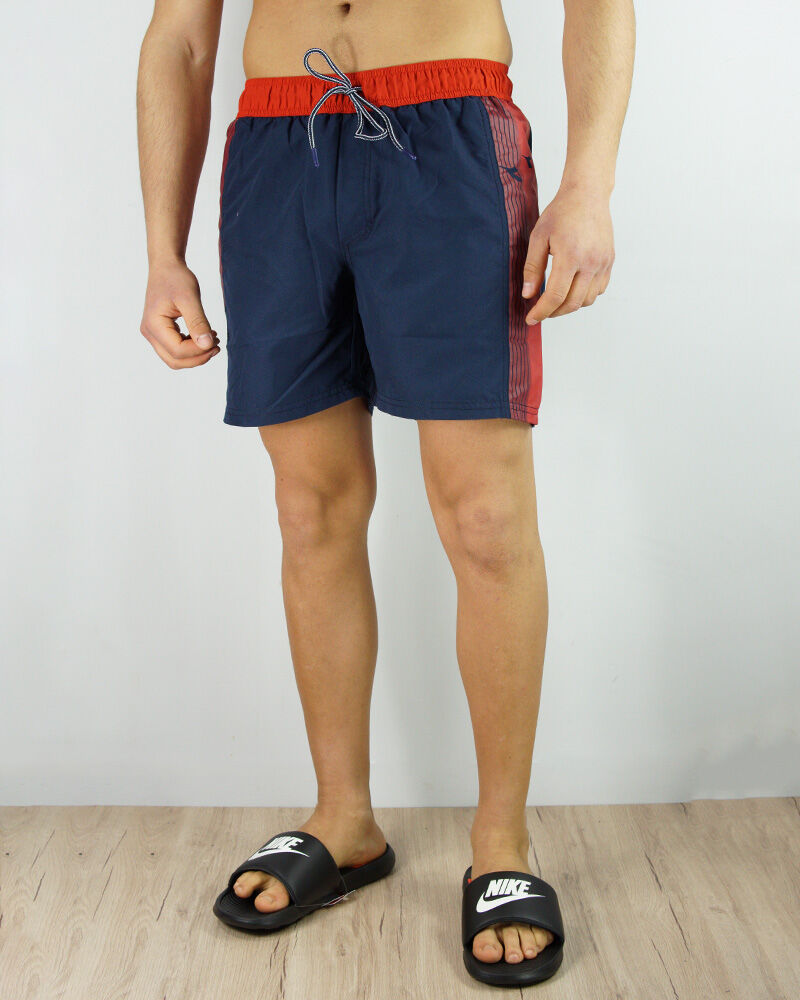 Diadora Costume da Bagno BEACH SHORT ZONE pantaloncini Blu Rosso