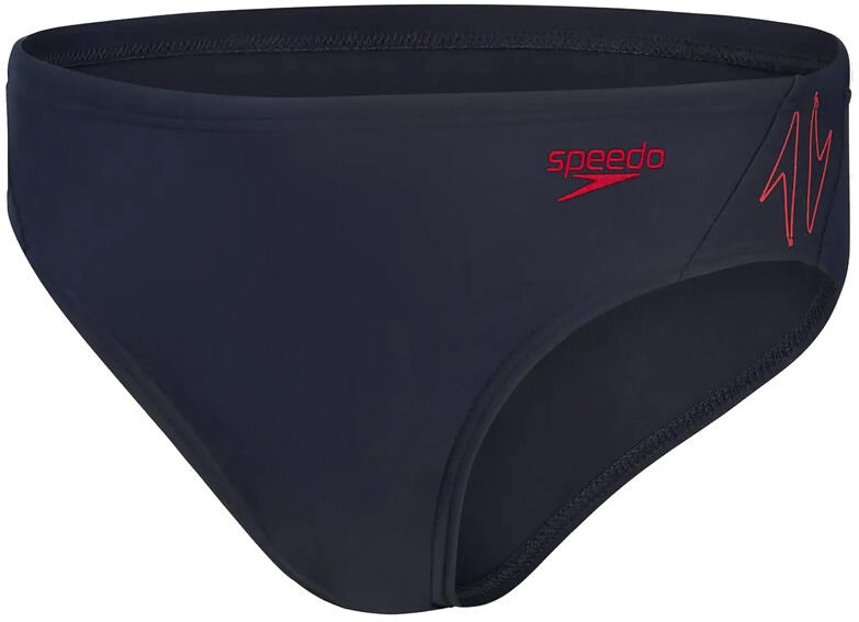 Speedo Hyper Boom Splice - slip costume - bambino Blue/Red 7/8