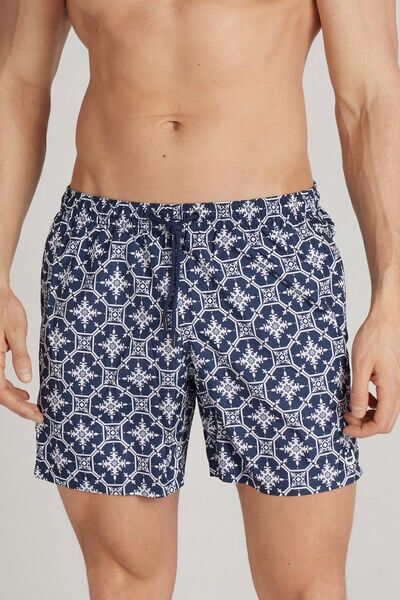 Intimissimi Costume Boxer Mare Stampa Maiolica Blu Uomo Blu Taglia XL