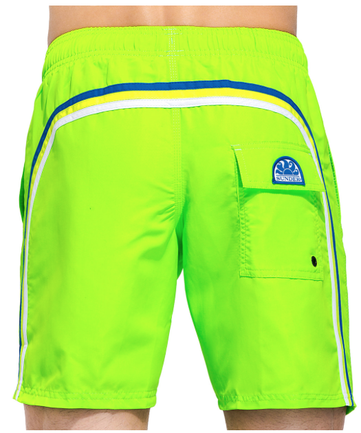 Sundek Boxer Lungo Elastico Verde XL