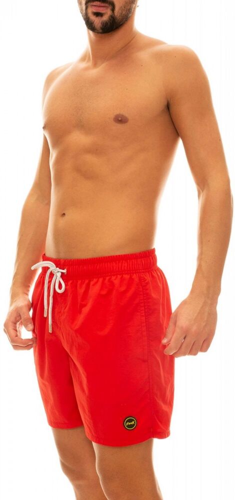 Effek Pantaloncini Mare Basico Microfibra Rosso Uomo XL