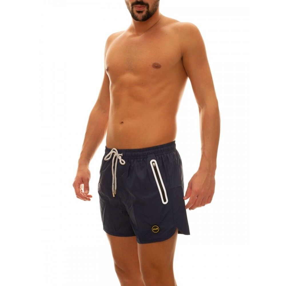 Effek Pantaloncini Mare Corto Con Tasca Blu Uomo XL