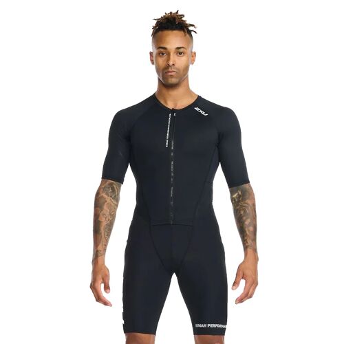 2XU Tri Suit Aero triathlonsuit, voor heren, Maat S, Triathlon body, Triathlon k zwart S male
