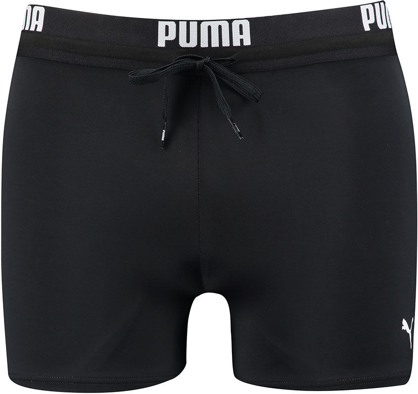 Puma Zwembroeken Logo Swim Trunk Zwart