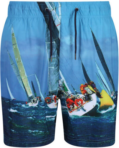 Regatta zwembroek Mawson II oceaan heren polyester blauw - Blauw