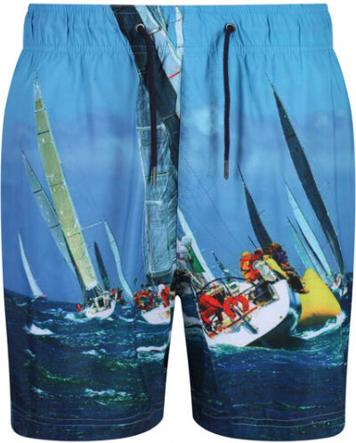 Regatta zwembroek Mawson II oceaan heren polyester blauw - Blauw