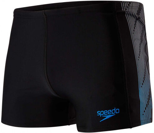 Speedo aquashort polyester heren zwart/blauw - Zwart,Blauw