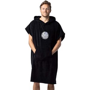 Rip Curl Brand Hooded Towel Black/Grey OneSize, Black/Grey