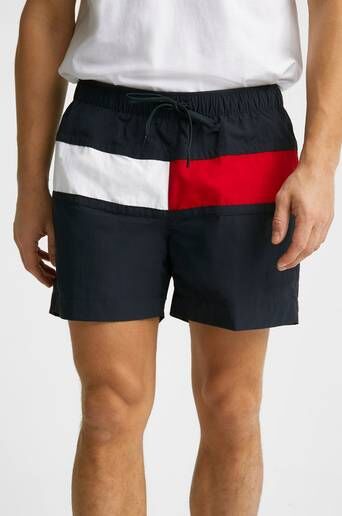 Tommy Hilfiger Badebukse Medium Drawstring Blå  Male Blå