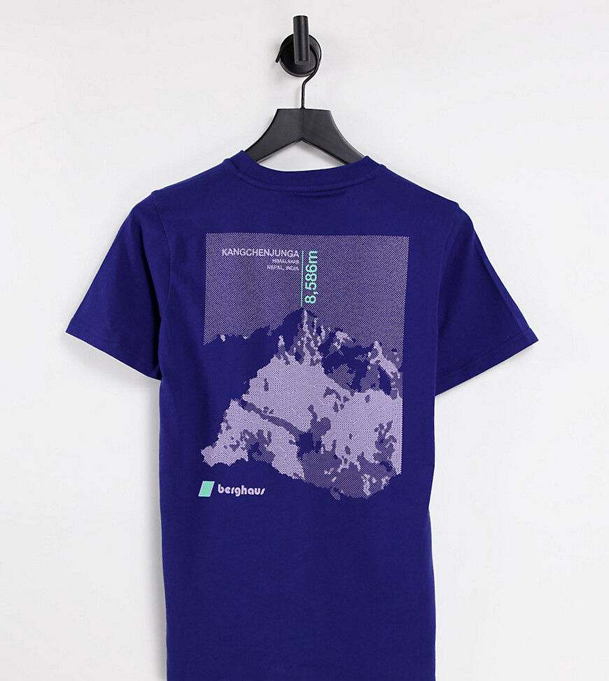 Berghaus Kanchenjunga t-shirt in navy Exclusive at ASOS  Navy