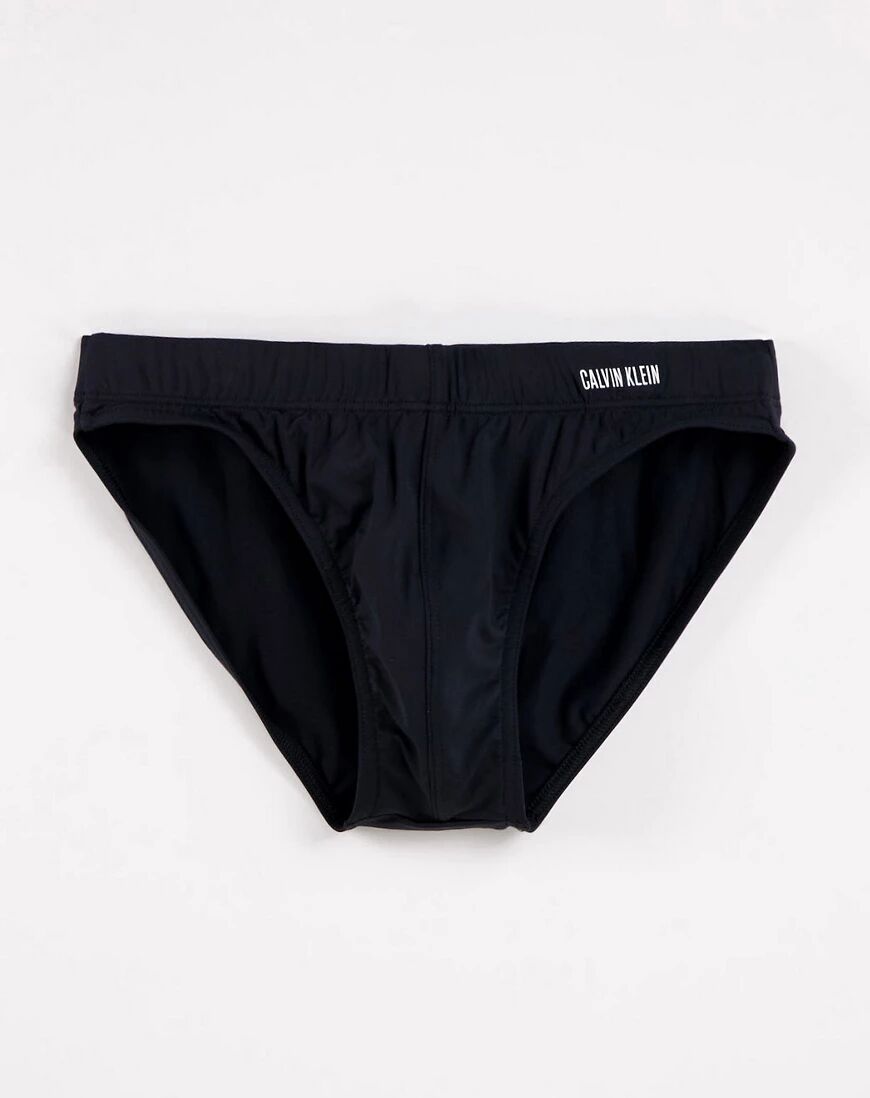 Calvin Klein swim briefs in black  Black