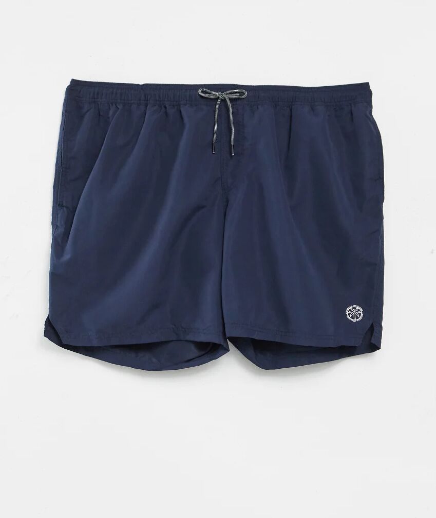 Jack & Jones Intelligence swimshort with badged logo in navy  Navy