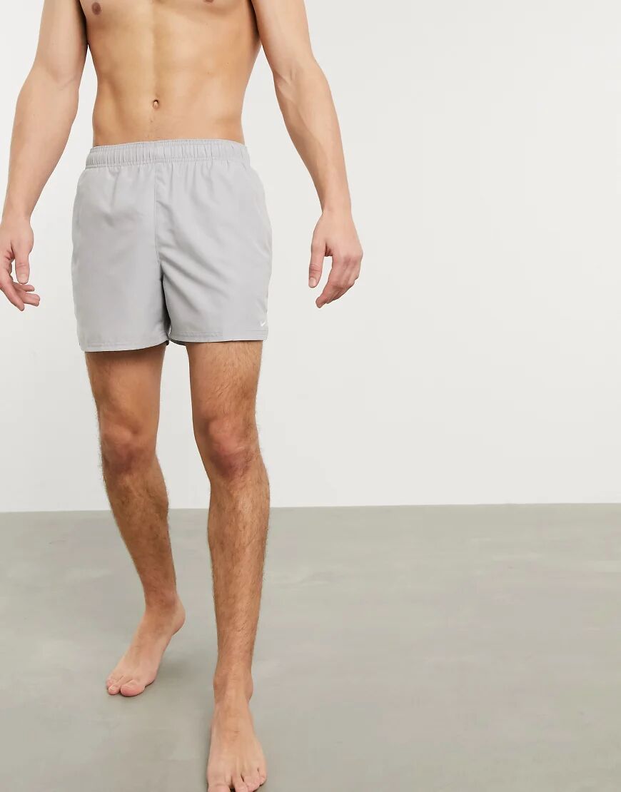 Nike Swimming 5inch Volley shorts in light grey  Grey