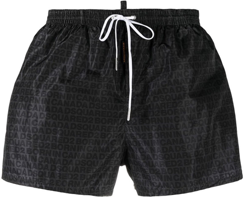 Dsquared2 Born In Canada Badeshorts Grå Male