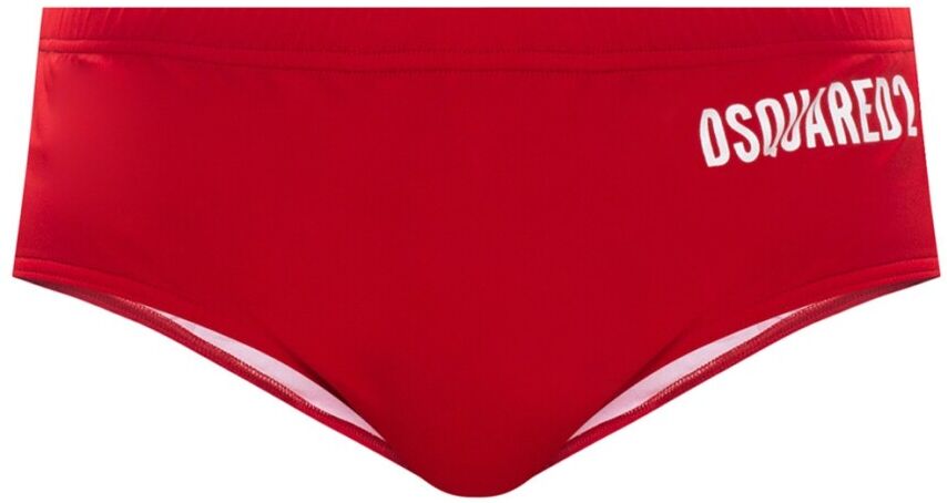 Dsquared2 Branded swim briefs Rød Male