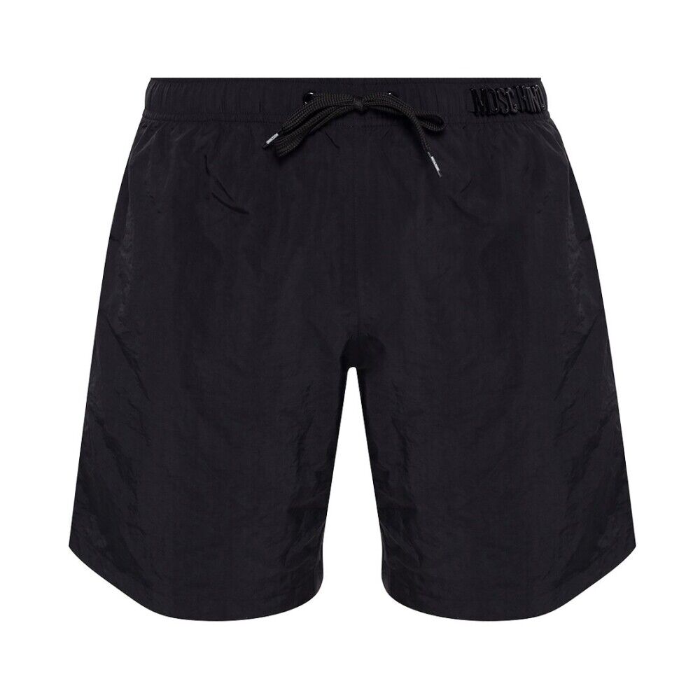 Moschino Badeshorts Med Logo Sort Male