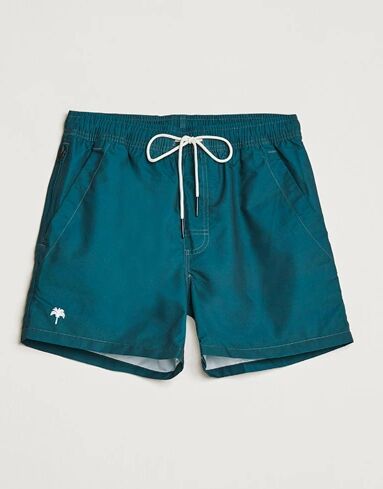 OAS Plain Swim Shorts Dark Green