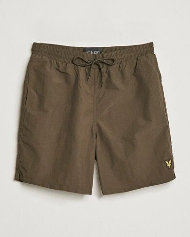 Scott Lyle & Scott Plain Swim Shorts Olive