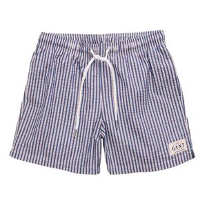 GANT Seersucker Swim Shorts Herr, M, Deep Blue