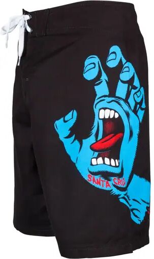 Santa Cruz Screaming Hand Boardshorts (Svart)