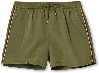 Paul Smith Plain Stripe Swimshorts Olive