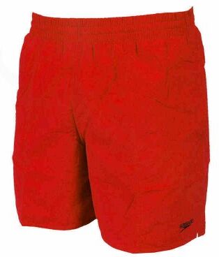 Badshorts herr Solid Leisure röd - Speedo (Storlek: XXL)