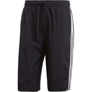 adidas Mens 3-Stripes Swim Shorts Size: Small, Colour: Black