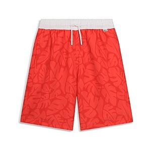 Boss Kidswear Boys' Bright Printed Swim Shorts - Big Kid  - Bright Red - Size: 16