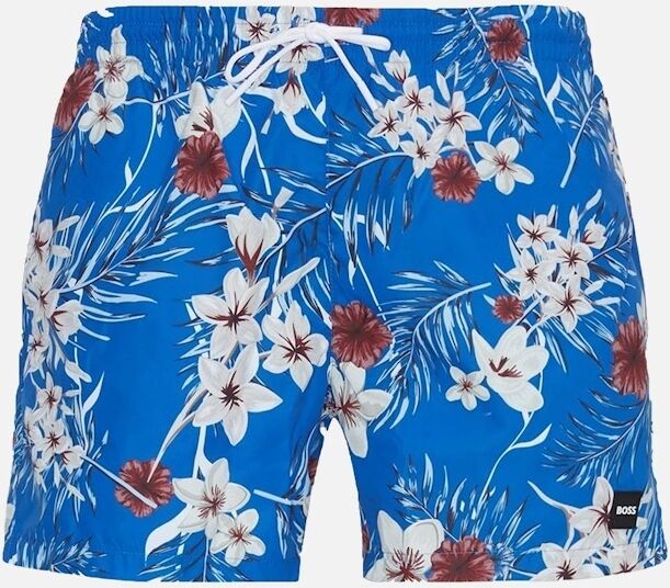 Hugo Boss Men's Boss Piranha Swimwear Medium Blue - Size: SIZE 2xl