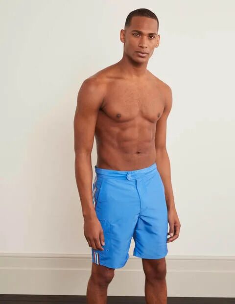 Boden Board Shorts Malibu Blue Stripe Men Boden  Size: 38