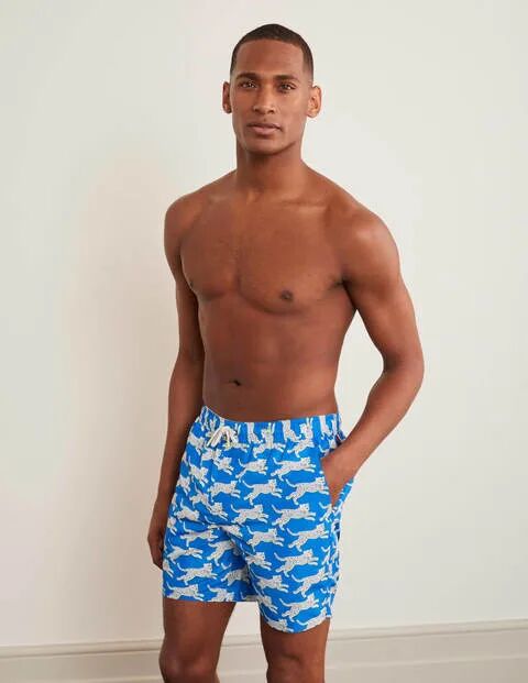 Boden Swimshorts Blues Cheetah Men Boden  Size: S